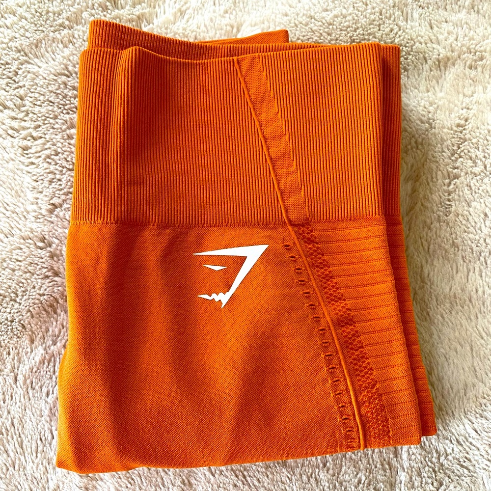 Orange Gymshark leggings